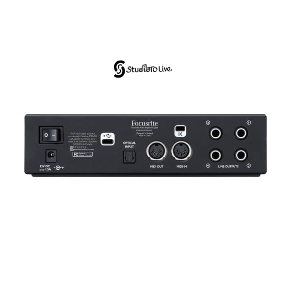 کارت صدای فکوسرایت مدل Clarett + 2 Pre