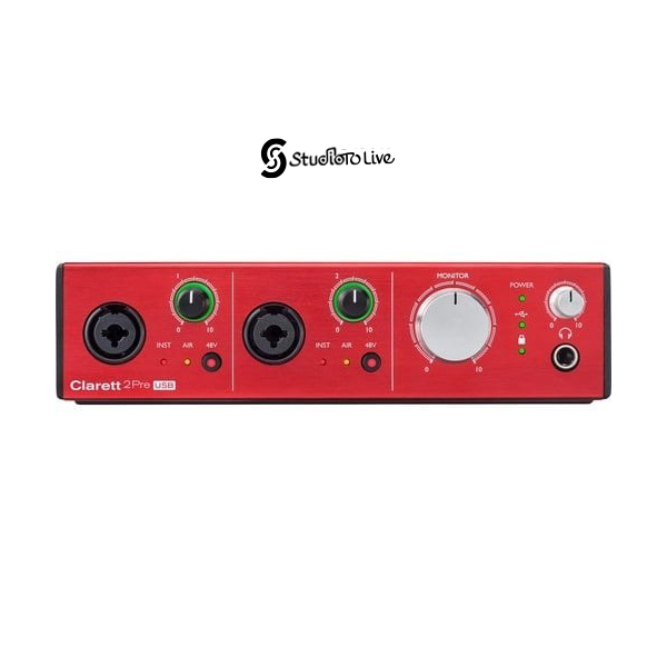 کارت صدای فکوسرایت مدل Clarett + 2 Pre