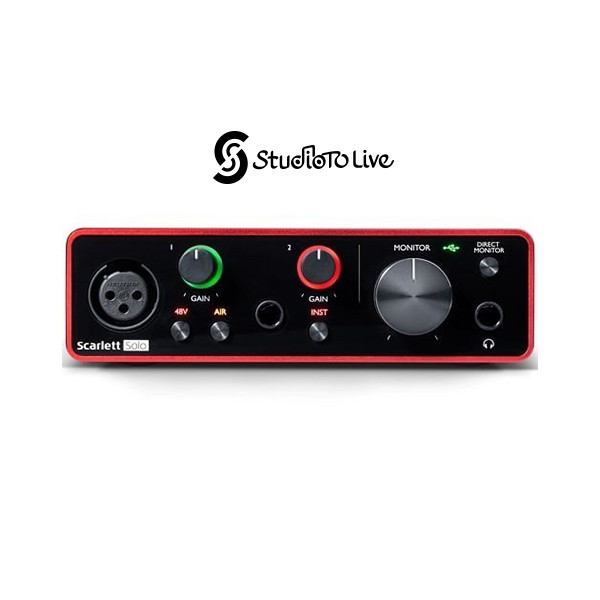 کارت صدای فکوسرایت مدلScarlett Solo G4
